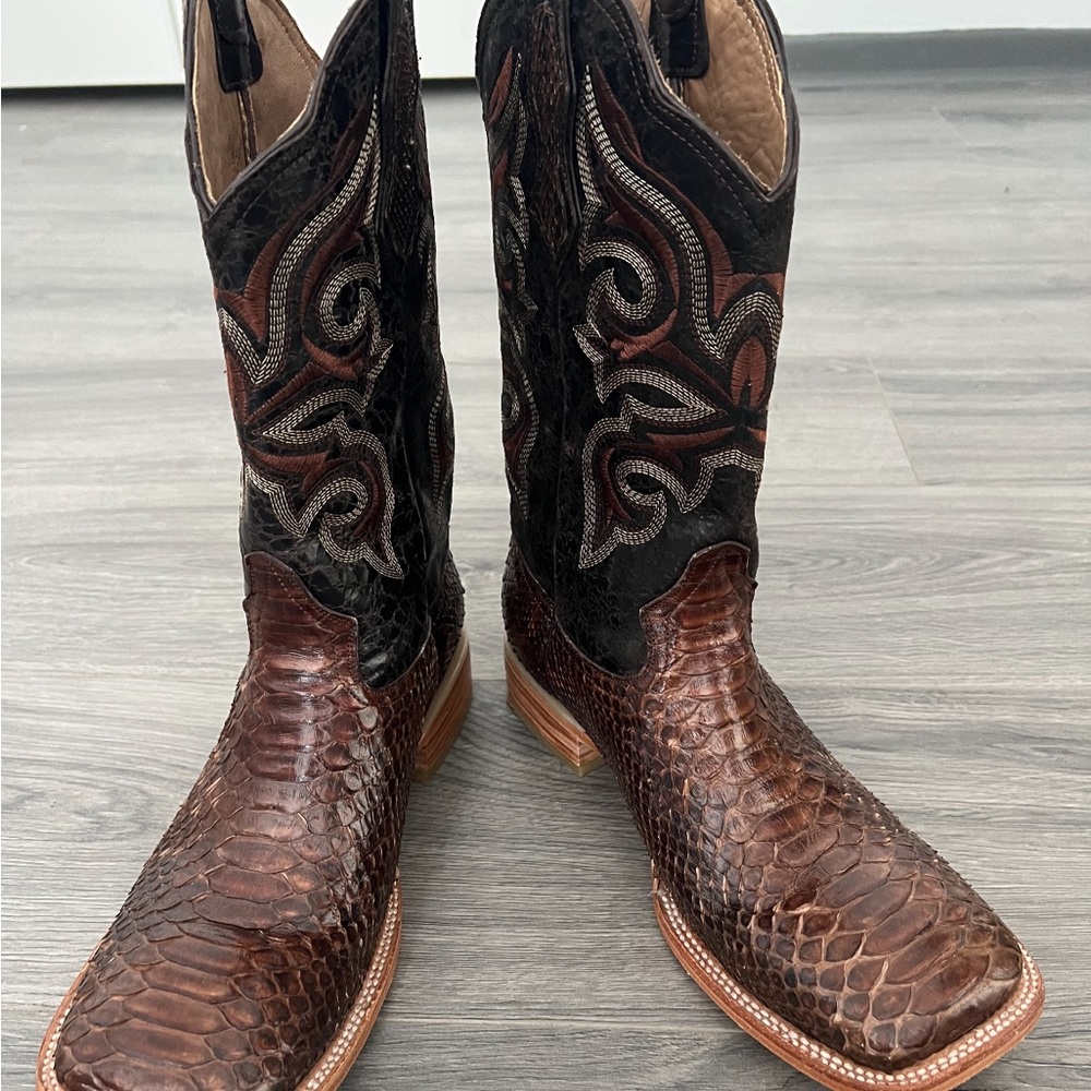 Python Cowboy Boots - Picture 2 of 3
